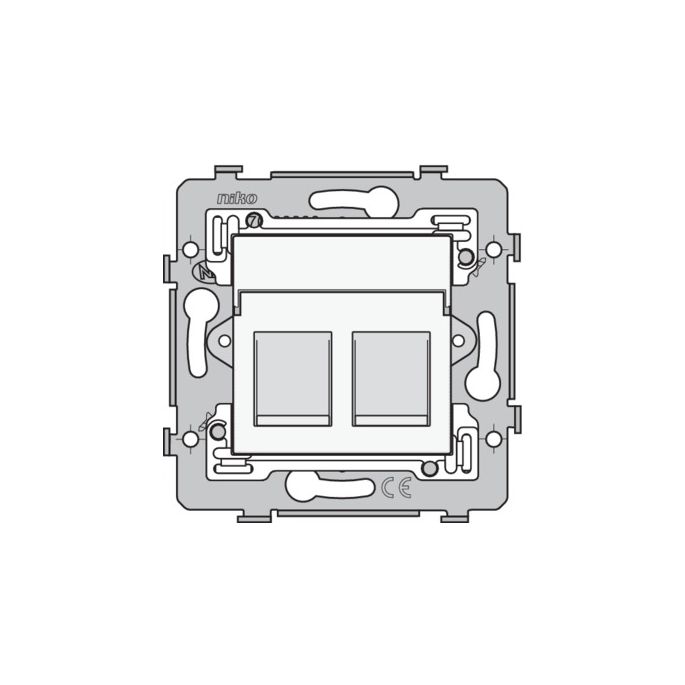 NIKO 101-75256 WCD MOD 2X RJ45 FTP CAT5 WT