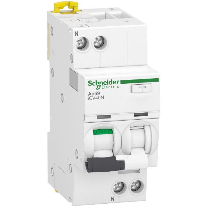 Schneider aardlekautomaat / 1-polig + nul, 30mA, C16A / Acti9 / A9DC3616