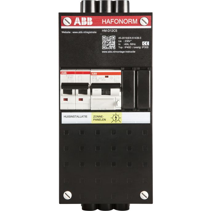 ABB HAF HM-D12C.5 KAST PV 3P B16 0.3A +B40 1P+N