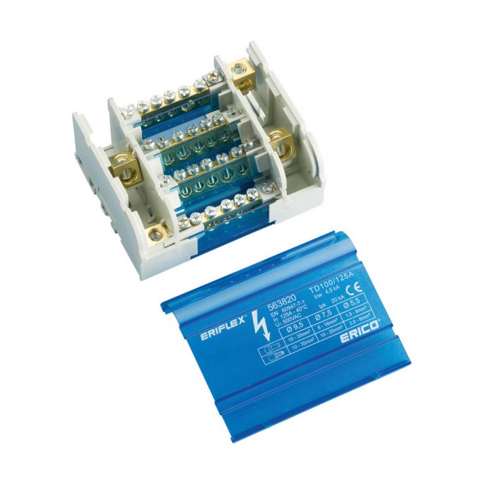 ERIFLEX TD-100-125AL DISTR BLOCK 4PO 125AL