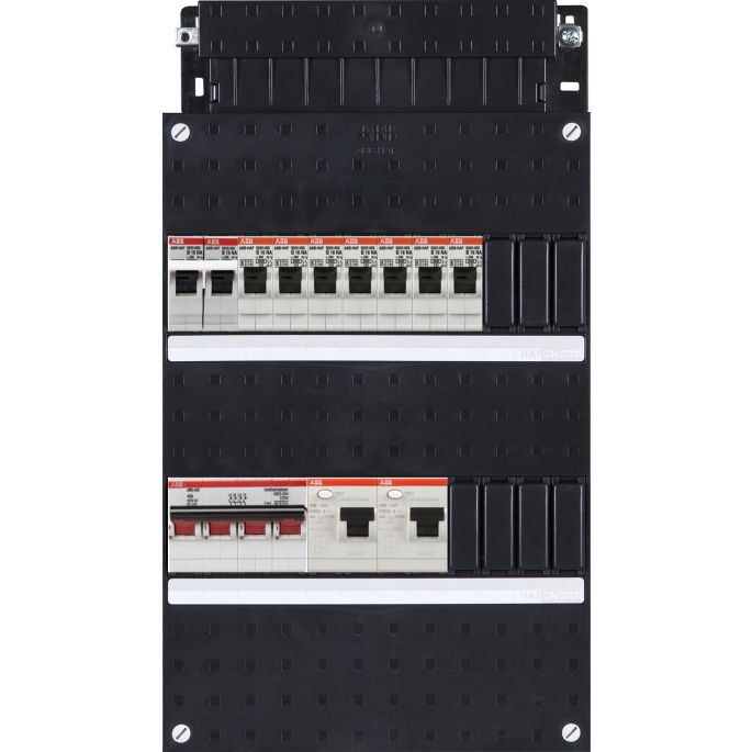 Groepenkast ABB Hafonorm | 8 Groepen 7 x Lichtgroepen 1 x Fornuisgroep | 3 Fase | HAD3433-22F+H44