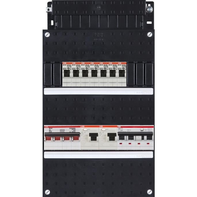 Groepenkast ABB Hafonorm | 8 Groepen 7 x Lichtgroepen 1 x Aardlekautomaat | 3 Fase | HAD3433-22+H44C