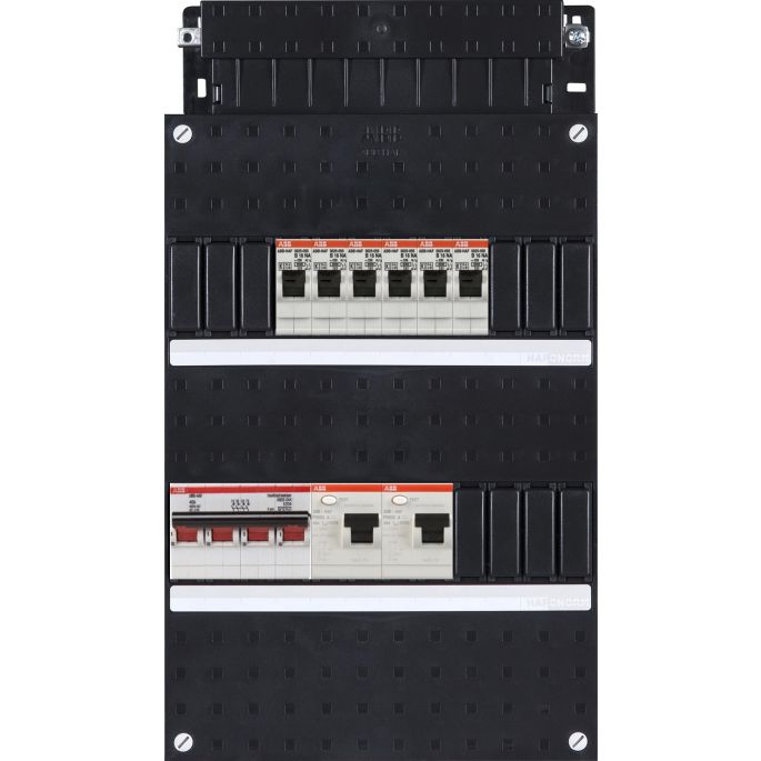 Groepenkast ABB Hafonorm | 6 Groepen 6 x Lichtgroepen | 3 Fase | HAD3333-22+H44