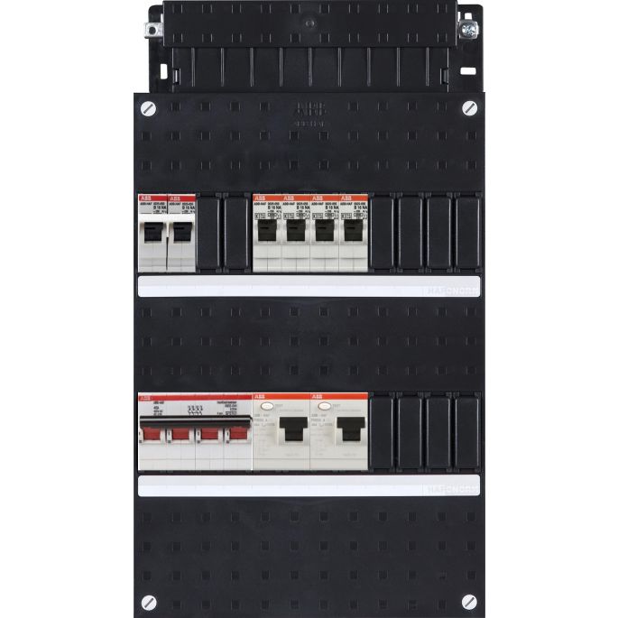 Groepenkast ABB Hafonorm | 5 Groepen 4 x Lichtgroepen 1 x Fornuisgroep | 3 Fase | HAD3232-22F+H44