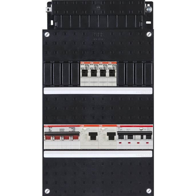 Groepenkast ABB Hafonorm | 5 Groepen 4 x Lichtgroepen 1 x Aardlekautomaat | 3 Fase | HAD3232-22+H44C