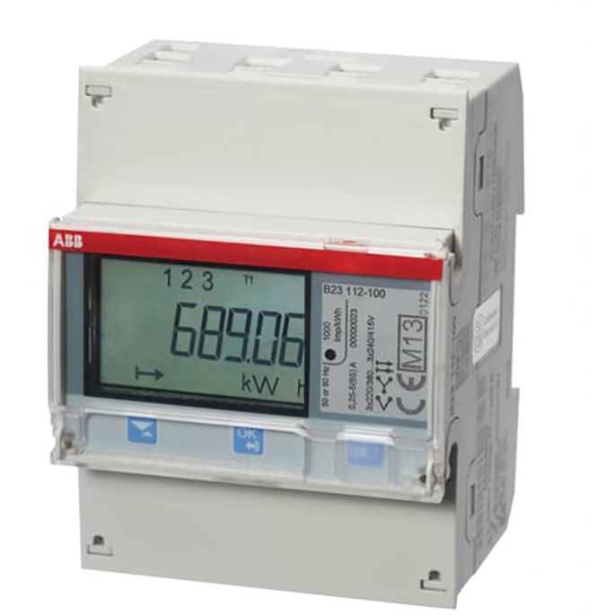 ABB B23 112-10P | kWh-meter 65A, 3-fase, MID, geijkt | 2CMA234835R1000