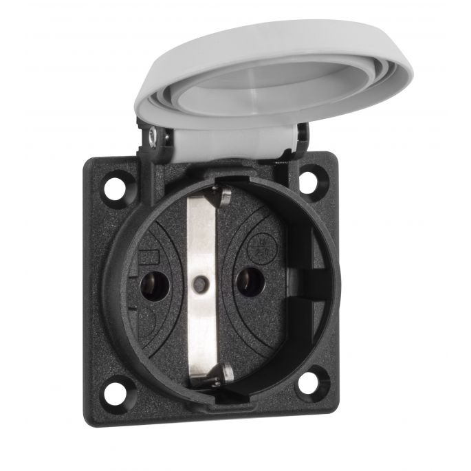 ABL MCD 2P+RA IP54 GRIJS 2P+RA MACHINECONTACTDOOS IP54