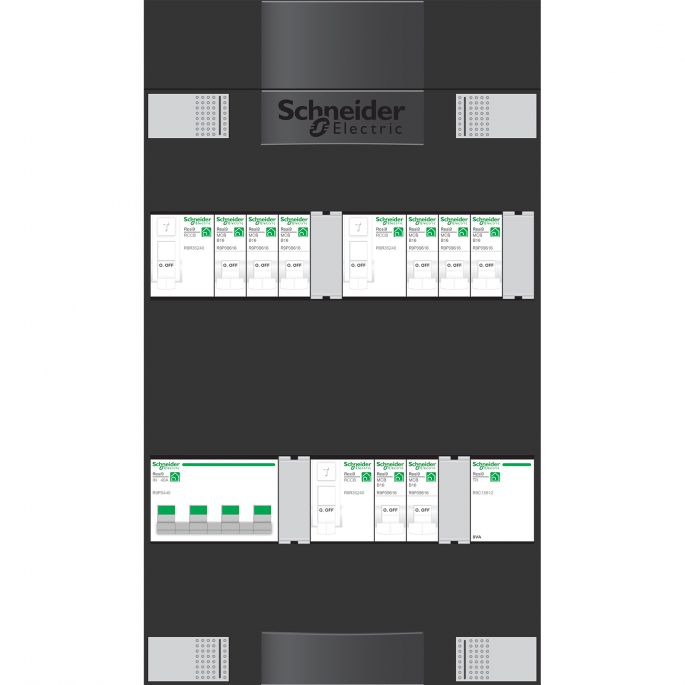 Groepenkast Schneider ADV3B308AB | 8 x lichtgroepen + beltransformator | 3 Fase