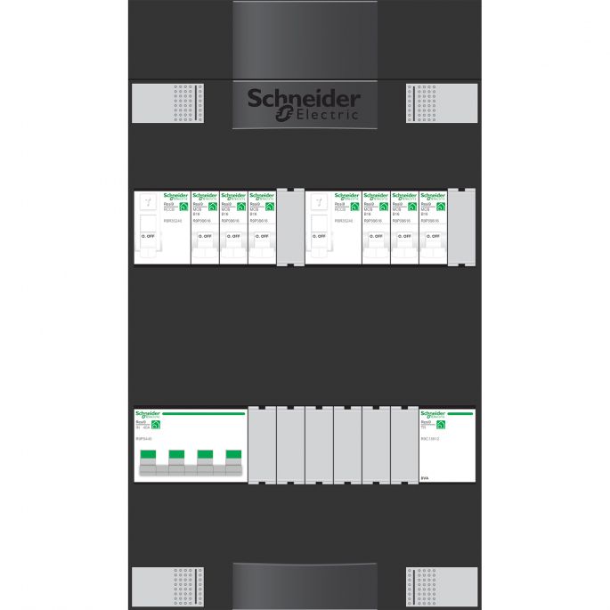 Groepenkast Schneider ADV3B206AB | 6 x lichtgroepen + beltrafo | 3 Fase