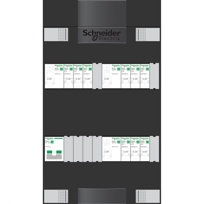 Groepenkast Schneider ADV1B309A | 9 x lichtgroepen | 1 Fase