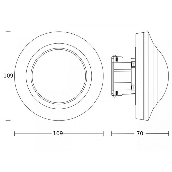 STEINEL 087814 STEINEL SENSOR MD-8 ECO COM1 U