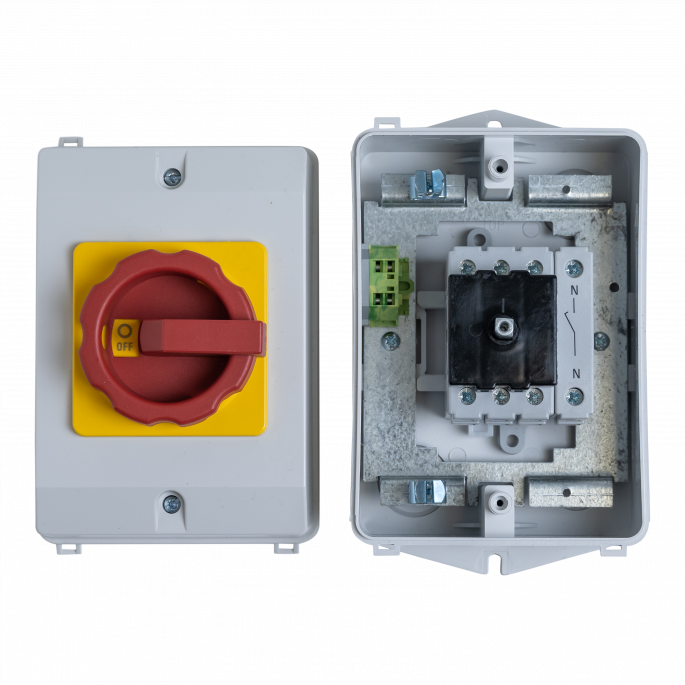 ASN RLO40/4PM-D1/Z33-GB/ EMC WERKSCHAKELAAR 40A 4 POLIG