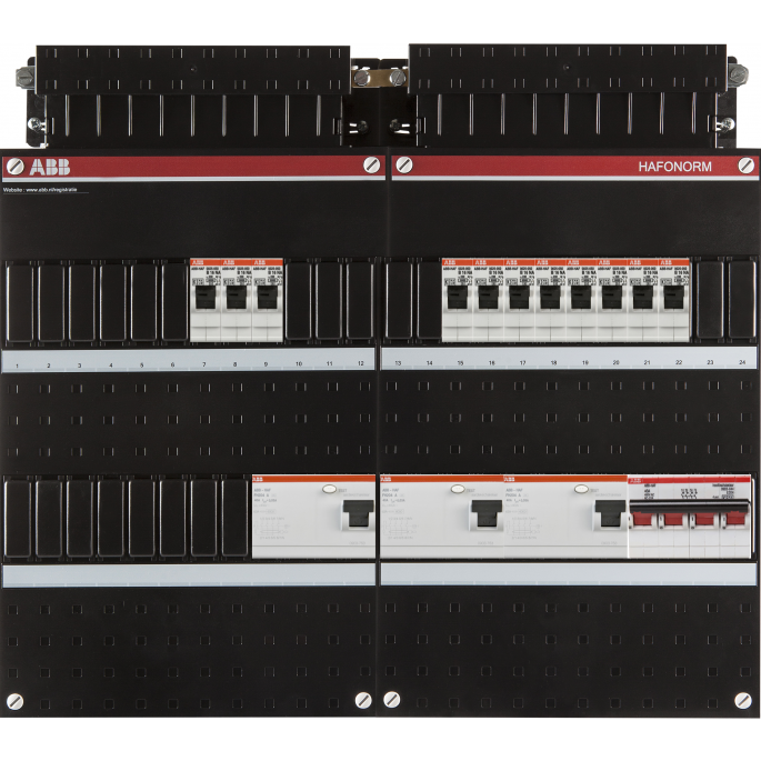 Groepenkast ABB Hafonorm | 11 Groepen 11 x Lichtgroepen | 3 Fase | 1SPF006909F2718