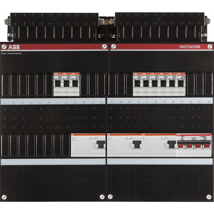 Groepenkast ABB Hafonorm | 9 Groepen 9 x Lichtgroepen | 3 Fase | 1SPF006909F2699