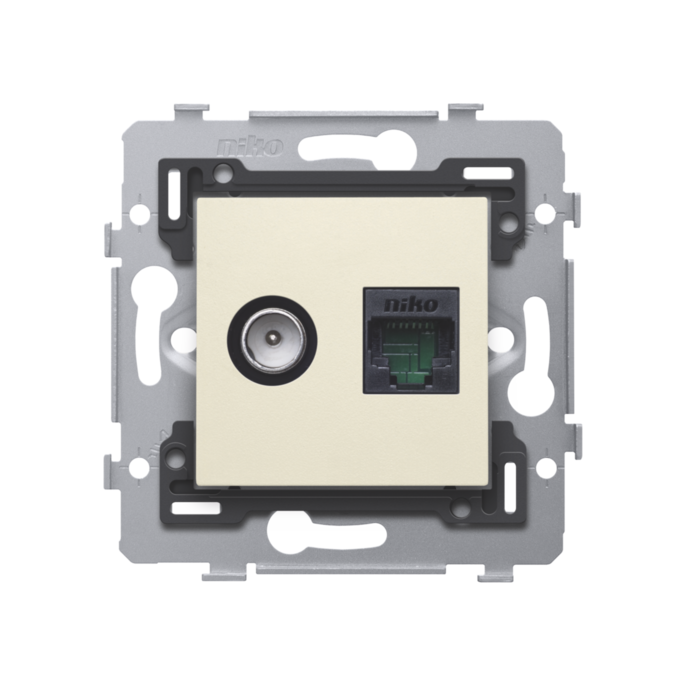 NIKO 100-65138 COAX WCD+RJ45 UTP C5+CPL CR