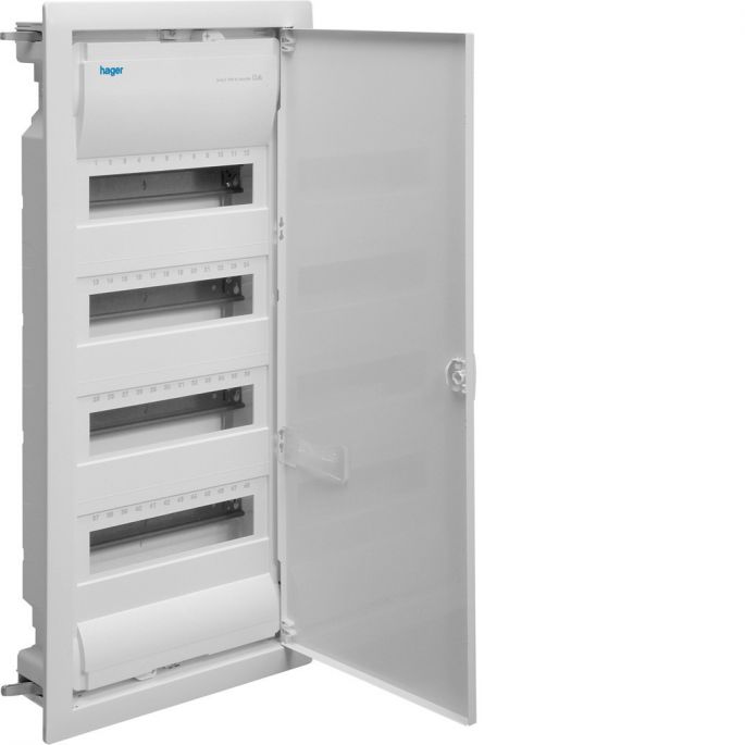 Hager Volta - Ledige installatiekast + deur - 4 x 12 modulen - VU48LN