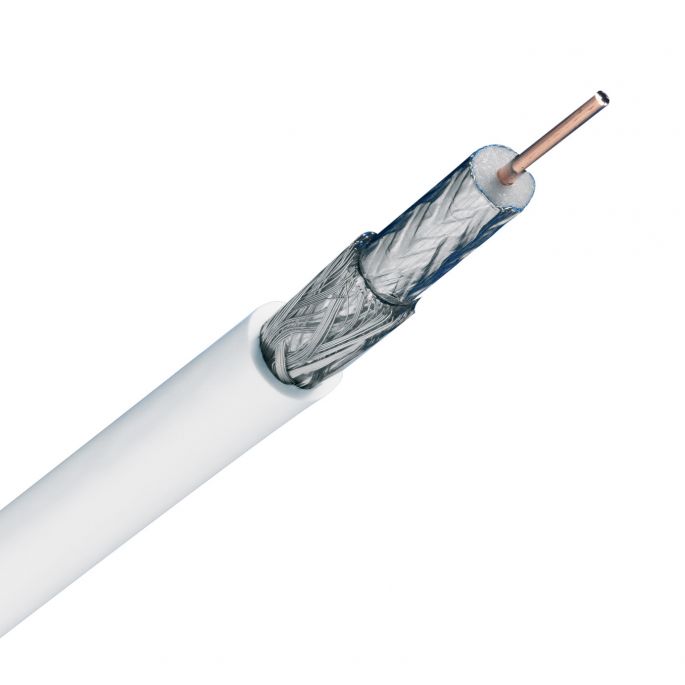 HIRSCHMANN KOKA 799 WIT COAXKABEL 75OHM per meter te bestellen
