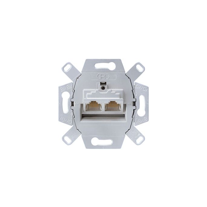 JUNG UAE 8-8 UPOK6 WCD INB 2XRJ45 CAT6A 2X8P AFG