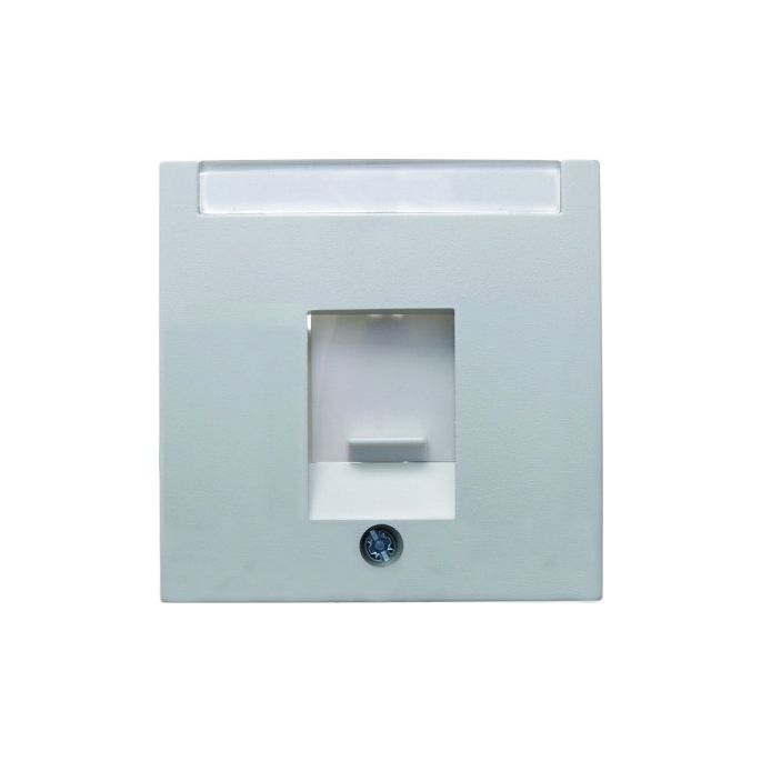 Berker | Centraalplaat modular jack 1-voudig | S.1/B.3/B.7 Polarwit Mat | 11701909