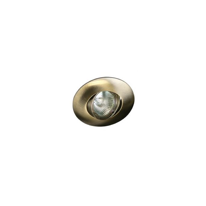 Inbouwspot met grote rand aluminium rond kantelbaar