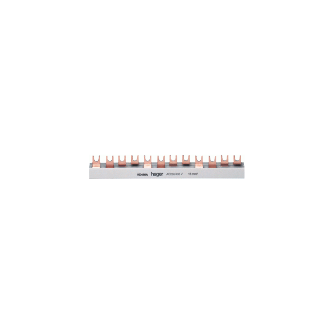 HAGER KD480A KAMRAIL 3P+N 12 MOD 80A