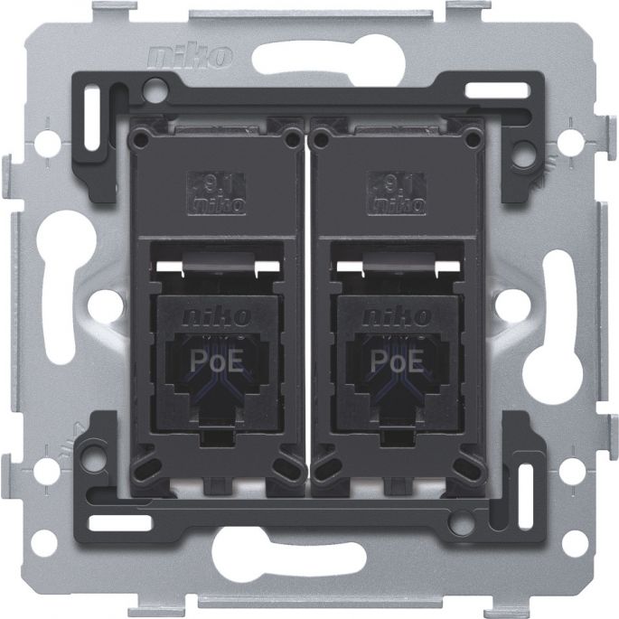 NIKO 170-79262 INBOUWR 2V RJ45 UTP CAT6 POE