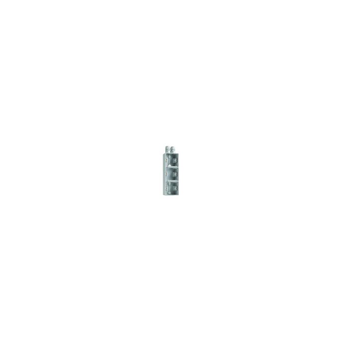 Niko Hydro grijs | Verticale opbouwbak 3-voudig met 2x M20 ingang | 700-84352