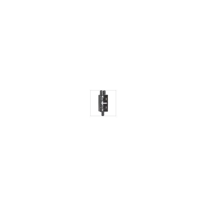Niko Hydro zwart | Verticale opbouwbak 2-voudig met boven 2x en onder 1x M20 ingang | 761-84262