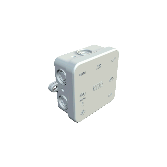 OBO A8 HF RW KABELDOOS 2.5MM2 660V IP54 75