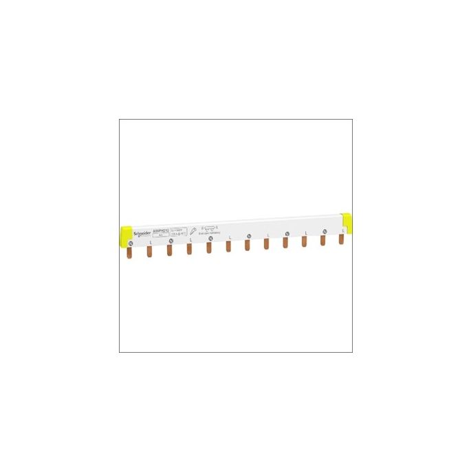SCHNEIDER Acti9 | Kamrail geschikt voor 6 apparaten 1P+N/2P, 1-fase, pen-aansluiting | A9XPH212