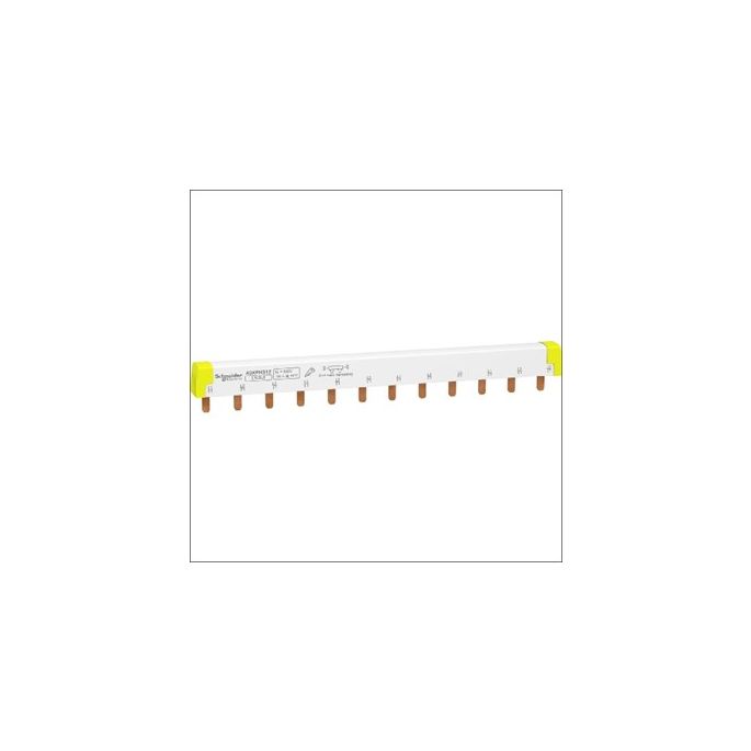 SCHNEIDER Acti9 | Kamrail geschikt voor 4 apparaten 3P, 3-fase, pen-aansluiting, afsnijdbaar | A9XPH312