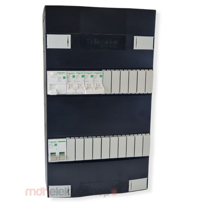 Schneider groepenkast 1 fase met 2 groepen en fornuisgroep ADVG22004FH1