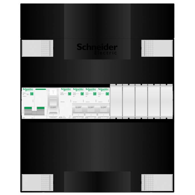 Schneider groepenkast 1 fase met 3 groepen ADV23004H1