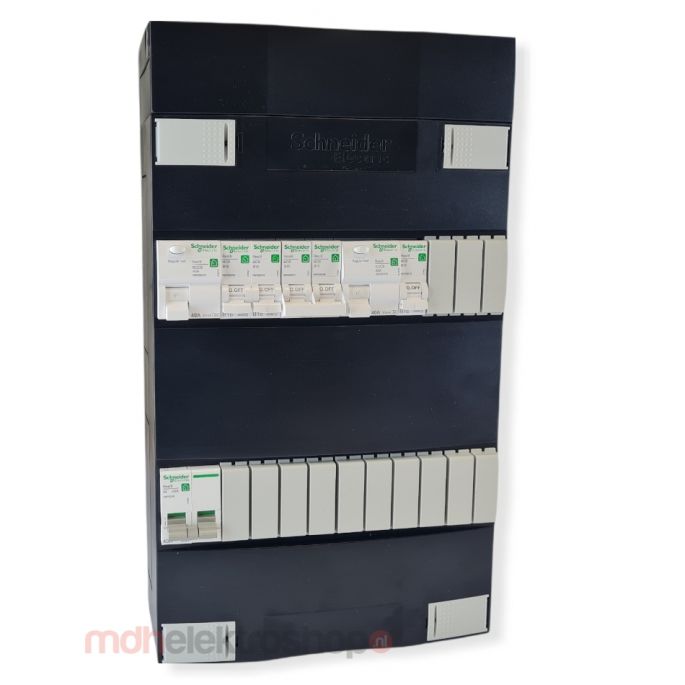 Schneider groepenkast 1 fase met 3 groepen en fornuisgroep ADVG22214FH1