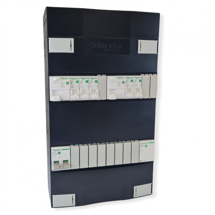 Groepenkast Schneider ADV1B205AB | 5 x lichtgroepen + beltransformator | 1 Fase