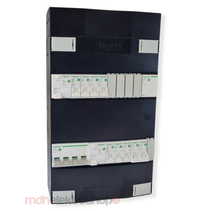 Groepenkast Schneider ADV3B207AG | 7 x lichtgroepen + fornuisgroep + beltrafo | 3 Fase