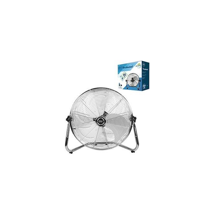 VLOERVENTILATOR 45CM VAST 110W CHROOM