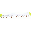 SCHNEIDER Acti9 | Kamrail geschikt voor 6 apparaten 1P+N, 3-fase, pen-aansluiting, afsnijdbaar | A9XPH512