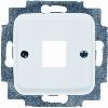 Busch-Jaeger | Afdekplaat voor 1 Modular Jack connector | Reflex SI Alpinwit | 2561-214