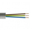 Flexibele installatiebuis 16mm 3 x VD 2,5mm² blauw, bruin, geel/groen - Rol van 100 meter