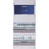 Groepenkast Hager | 8 Groepen 6 x Lichtgroepen 2 x Fornuisgroepen 1 x Beltransformator | 3 Fase | VKG33L-FFT