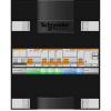 Schneider groepenkast 1 fase met 4 groepen ADV23214H1