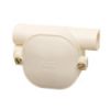 ABB HAF 4209-D - Trekdoos dubbel links 3x16mm incl. deksel - 7100.660