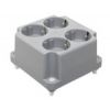 ABB HAF 3640 - Deksel met 4-voudige wandcontactdoos - 3640W4