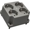 ABB HAF 3640W4 S - Deksel met 4-voudige wandcontactdoos - gerecycled kunststof - 1SPA007130F9260