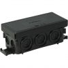 ATTEMA AX2 | Kabeldoos met 10 invoeren, 89x42x37mm (LxBxD) | Zwart | AT2621