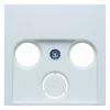Berker | Centraalplaat voor Coax/antenne wandcontactdoos | S.1/B.3/B.7 Polarwit Mat | 12031909