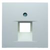Berker | Centraalplaat RJ45 wandcontactdoos 1-voudig | S.1/B.3/B.7 Polarwit Mat | 14071909
