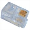 KLEMKO RJ116P4CROMA | RJ11 connector massief/rond (6/4) | 183248