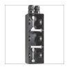 Niko Hydro zwart | Verticale opbouwbak 3-voudig met 2x M20 ingang | 761-84352